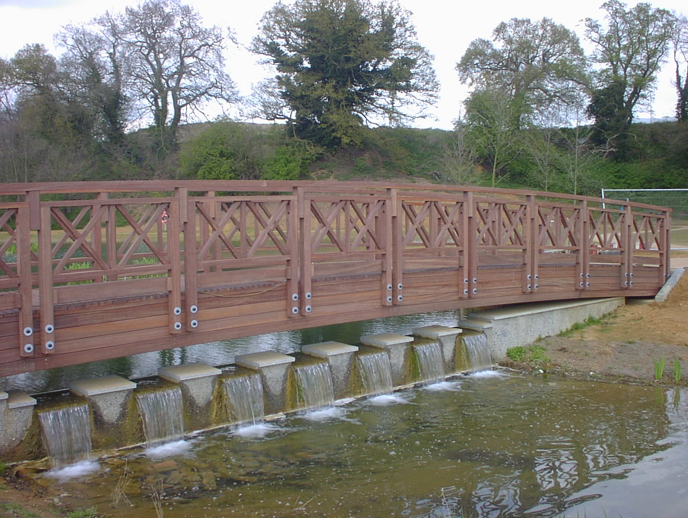 Broadland; Timber Clad steel bridge - Ref 2706